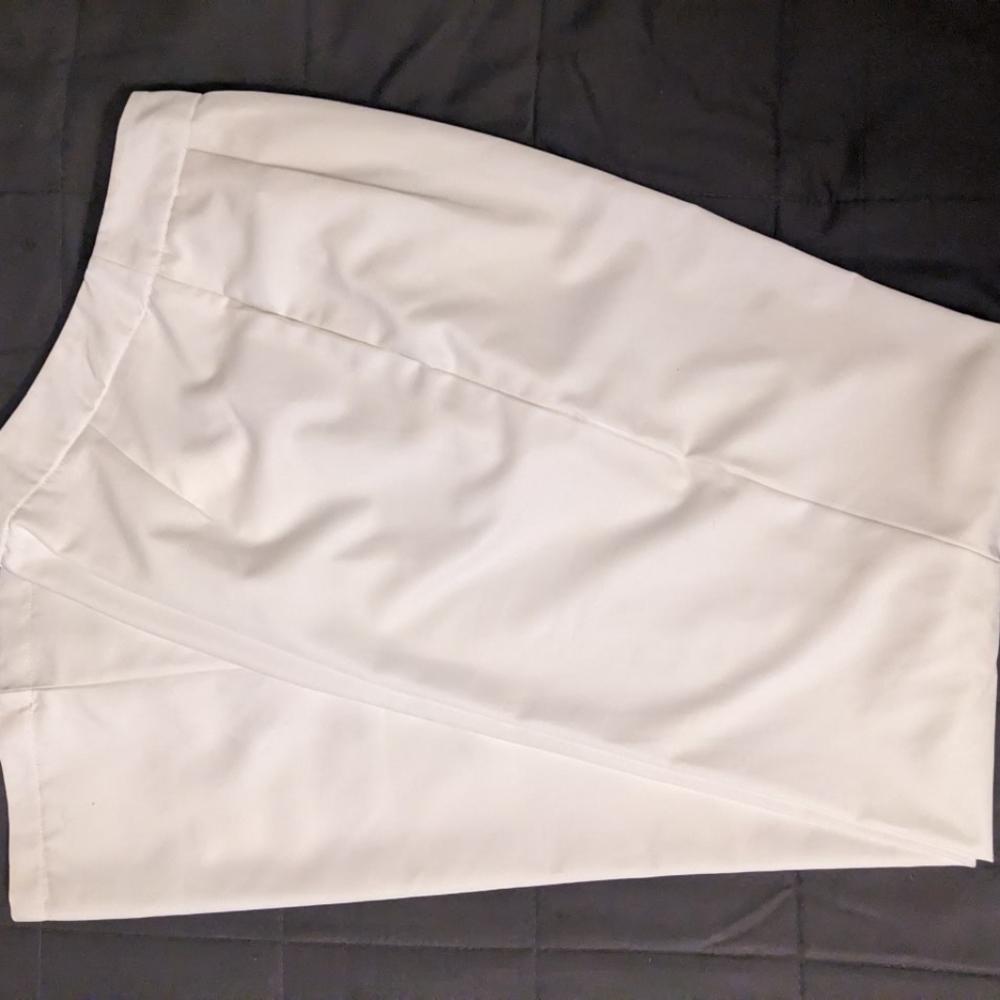 Nasty gal Ivory High Wastes Tailored Wide Leg Pants